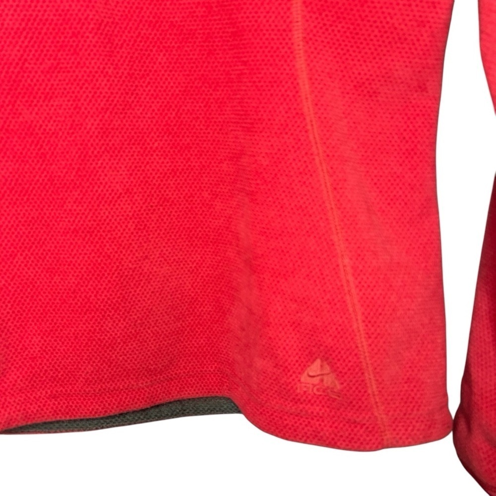 Nike ACG Pink Quarter Zip Fleece Pullover Small Outdoor Hiking - Picture 4 of 9